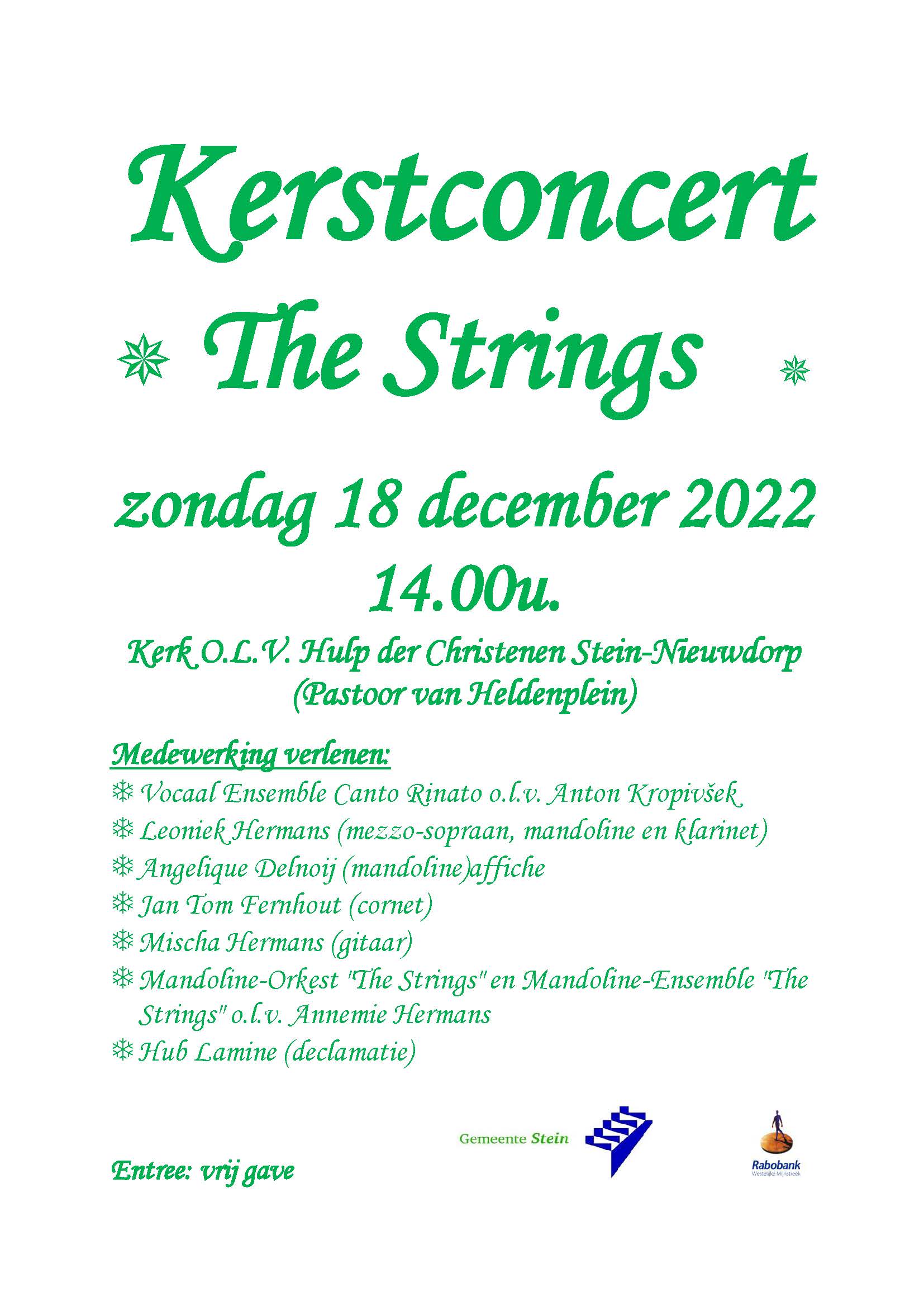 Kerstconcert The Strings